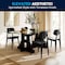 Flash Furniture Verona Commercial Grade Solid Wood Dining Chairs w/Curved Oval Backrests in Black, 2PK 2-XU-CH10367-3-BLK-GG - alternate 7
